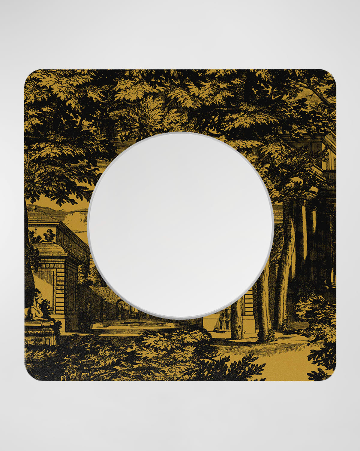 Fornasetti Square Frame With Flat Mirror - Giardino Settecentesco