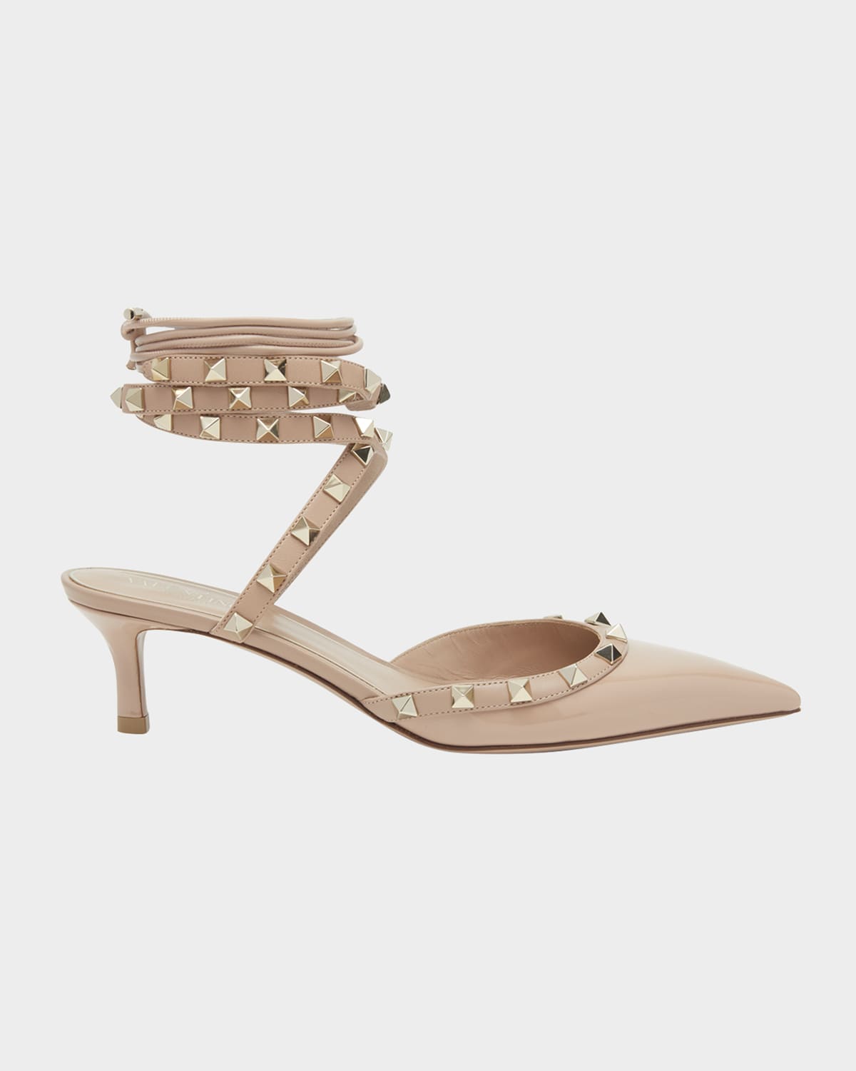 Valentino Garavani Rockstud Patent Gladiator Pumps