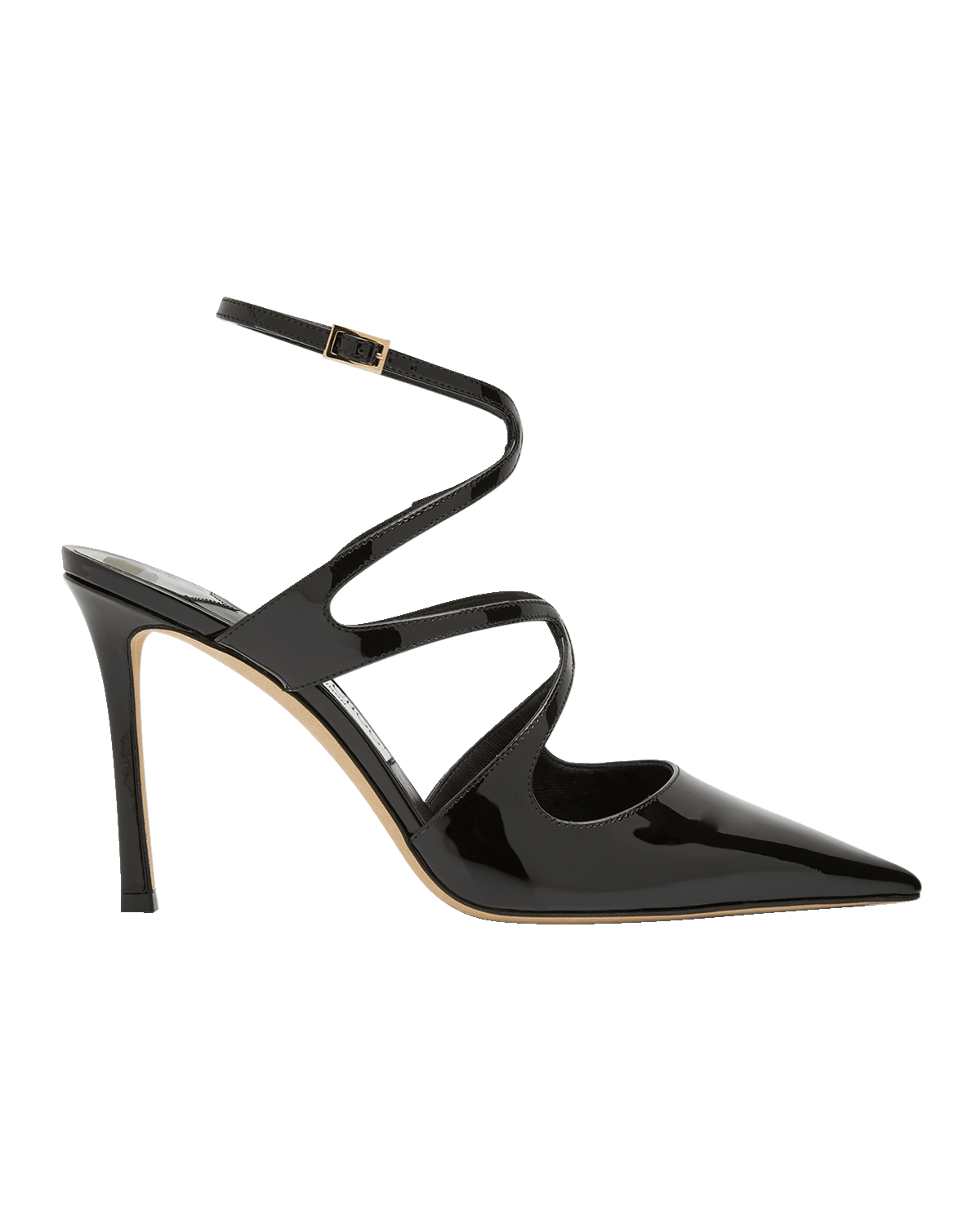 Jimmy Choo Azia Patent Crisscross Pumps