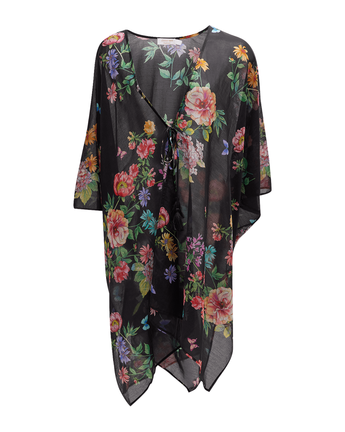 Vix Perola Knot Short Caftan Coverup | Neiman Marcus