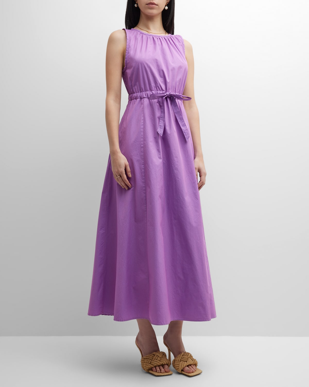 Drawstring Waist Maxi Dress | Neiman Marcus