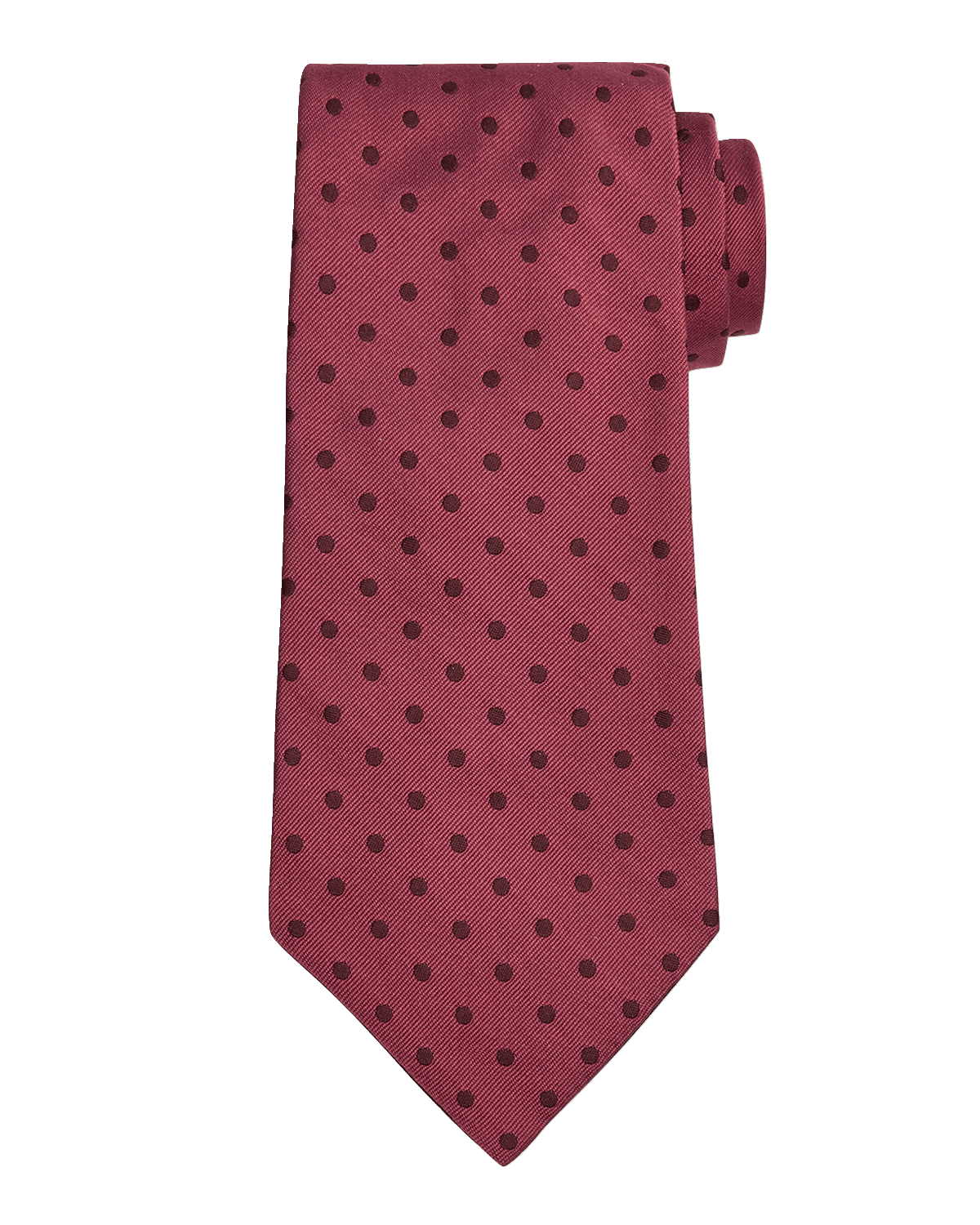 TOM FORD Men's Tonal Polka Dot Jacquard Silk Tie