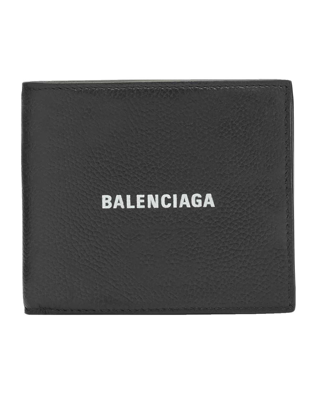 Balenciaga Men's Cash Square Folded Coin Wallet Used Effect