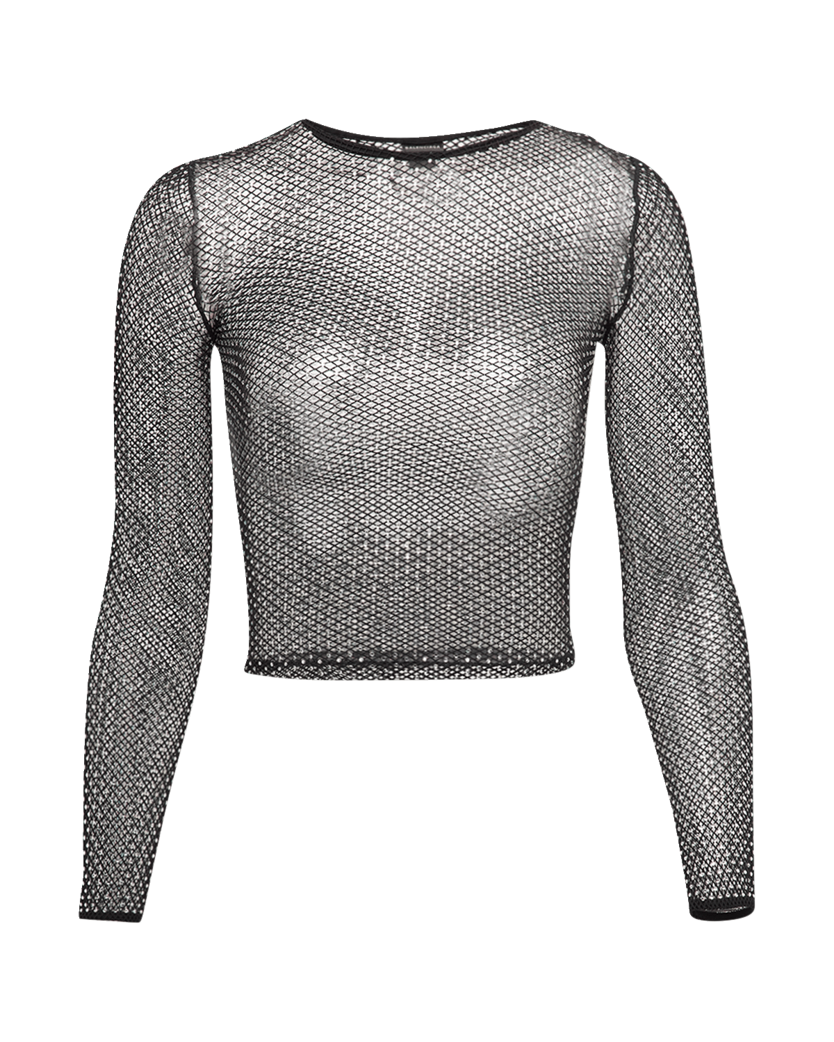Balenciaga Crystal Mesh Top