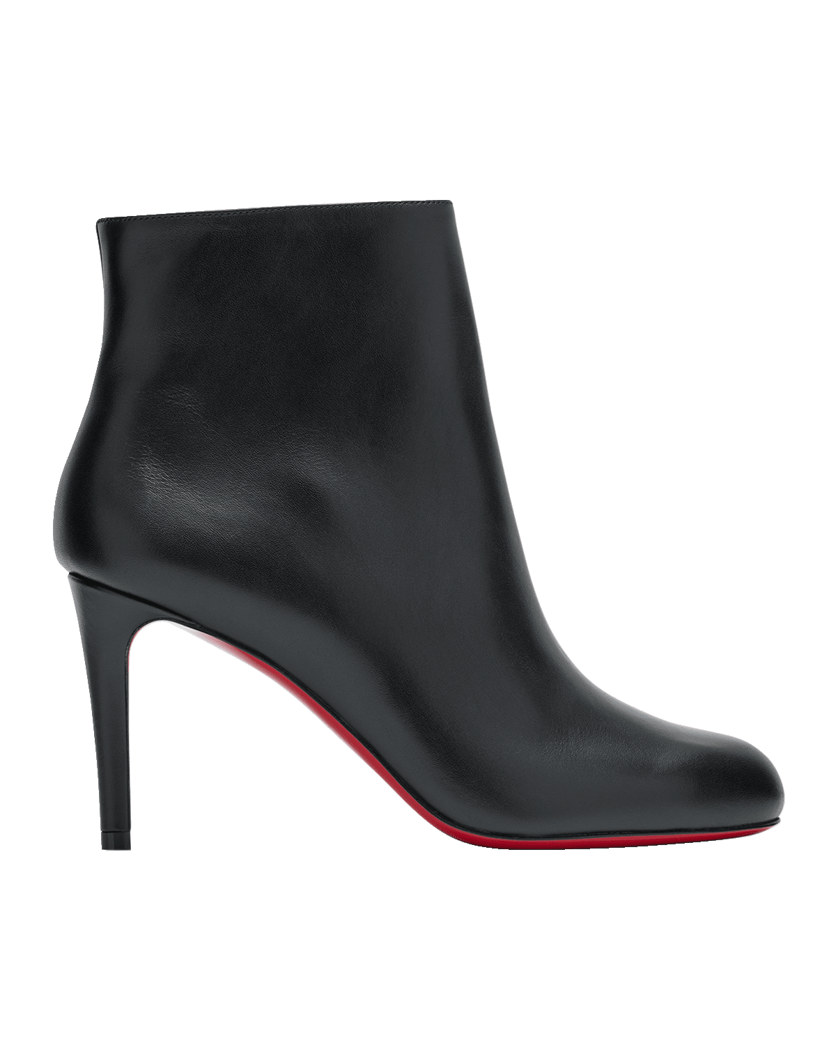 Christian Louboutin Pumppie Red Sole Leather Ankle Boots