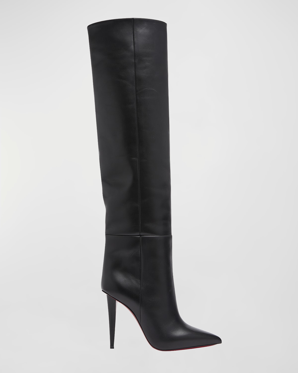 Pointed Toe Leather Boots (8-8.5 US/39 EU)