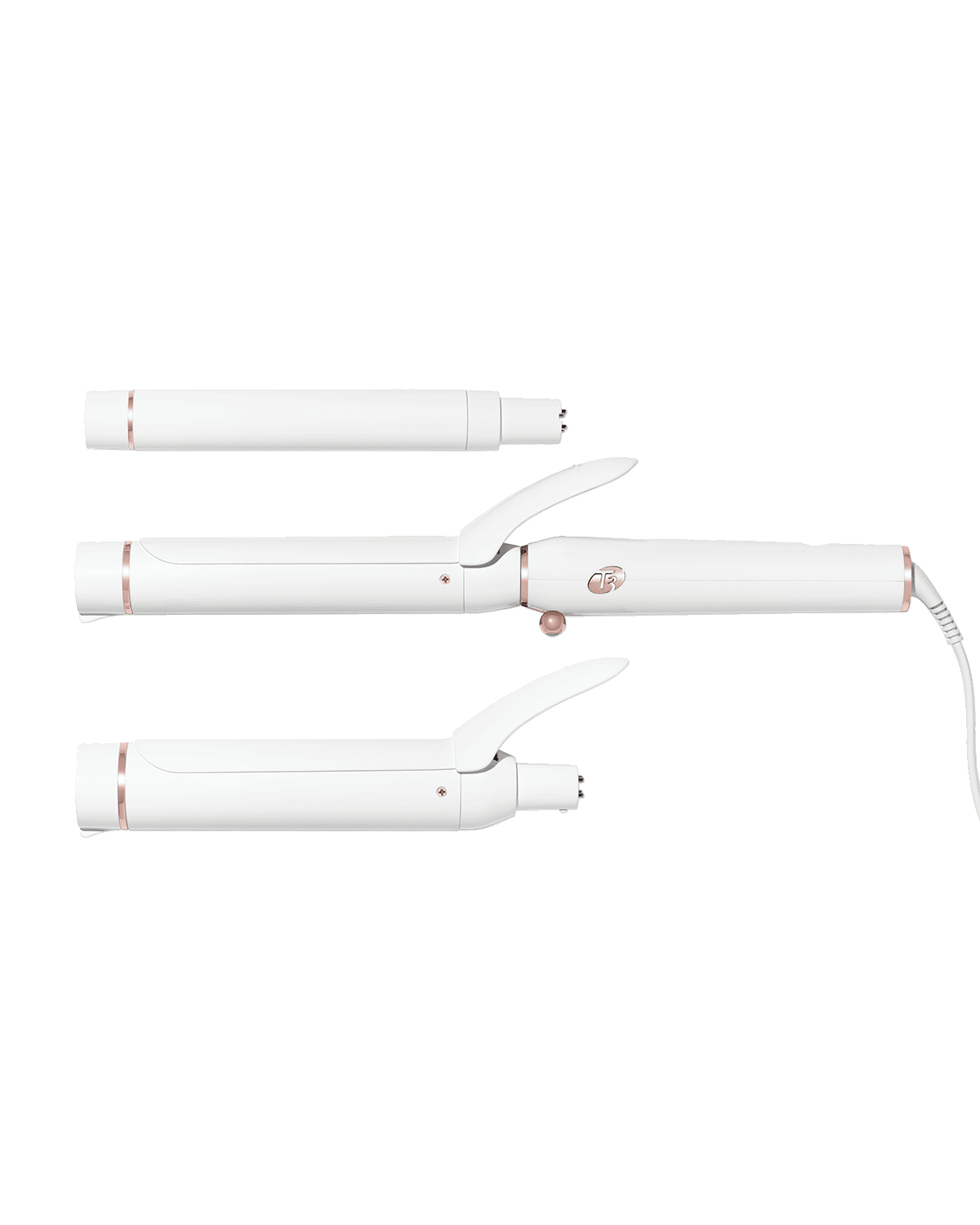 T3 Switch Kit Wave Trio, Styling Iron with Three Interchangeable Barrels