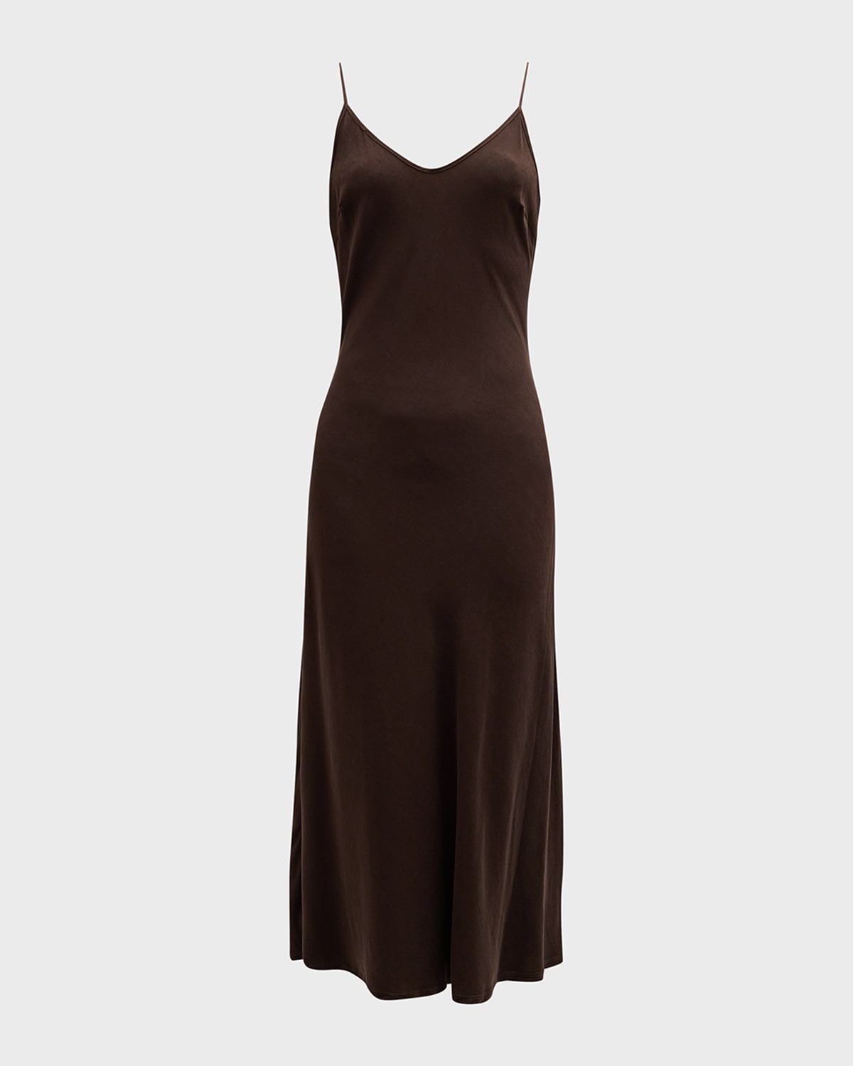 ANEMOS The Harlow Bias-Cut Stretch Cupro Slip Dress
