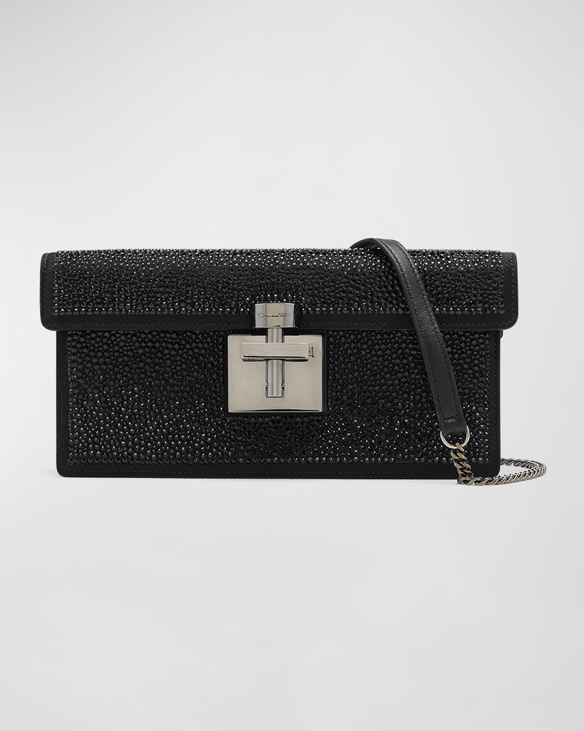 Oscar de la Renta Alibi Crystal Slim Shoulder Bag