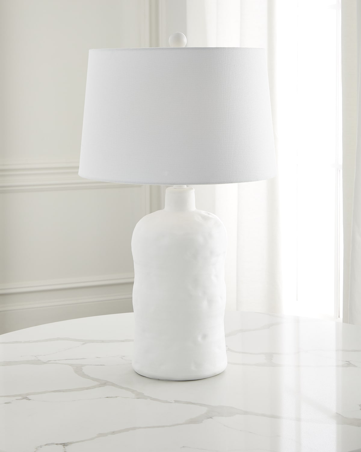  Sloane Smooth White Lamp