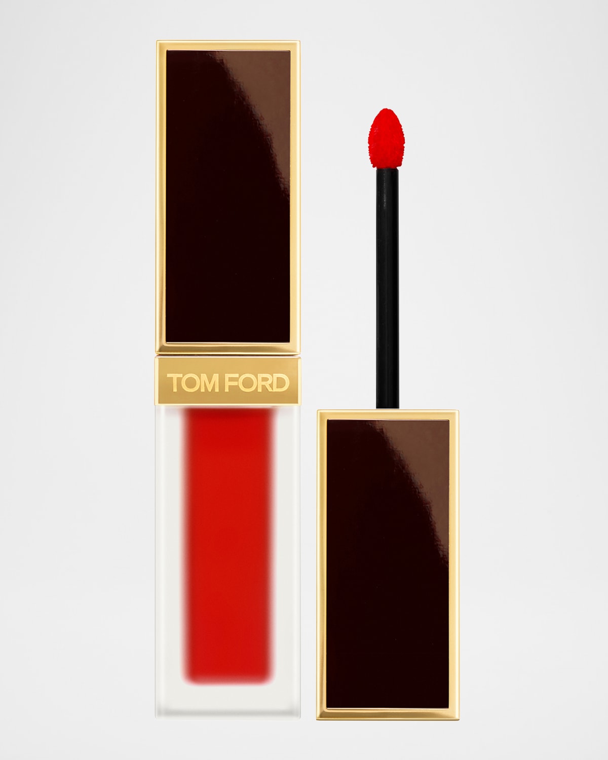 Tom Ford Liquid Lip Luxe Matte In 129 Carnal Red