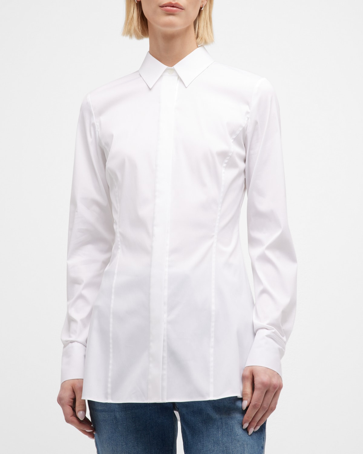 High Low Hem Shirt | Neiman Marcus