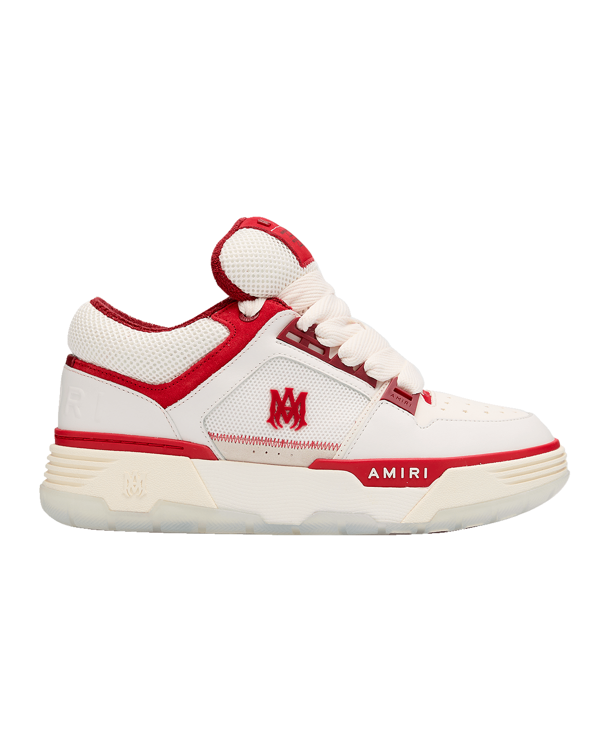 Amiri Men's MA-1 Mesh Bicolor High-Top Sneakers