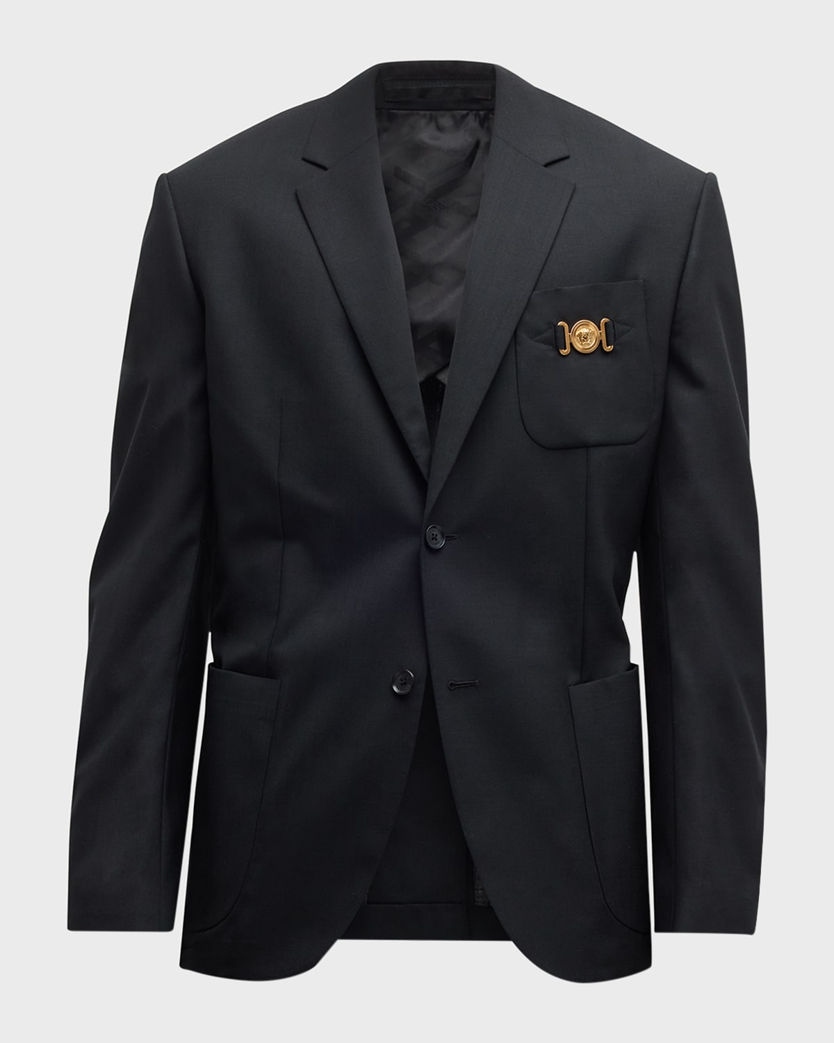 Versace Men's Medusa Canvas Suit Jacket