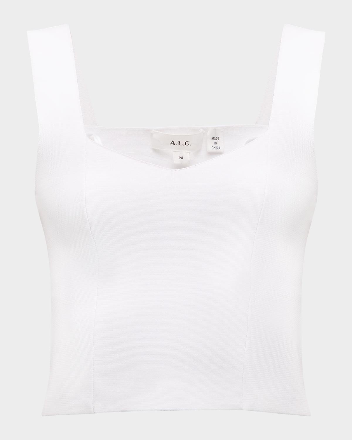 A.L.C. Jordana Sweetheart Tank Top