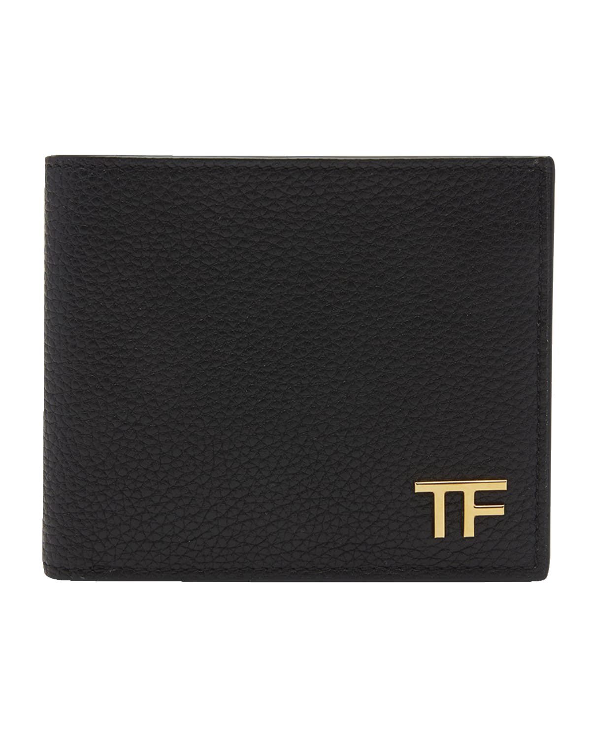 TOM FORD Men's T Line Classic Grain Leather Bifold Wallet