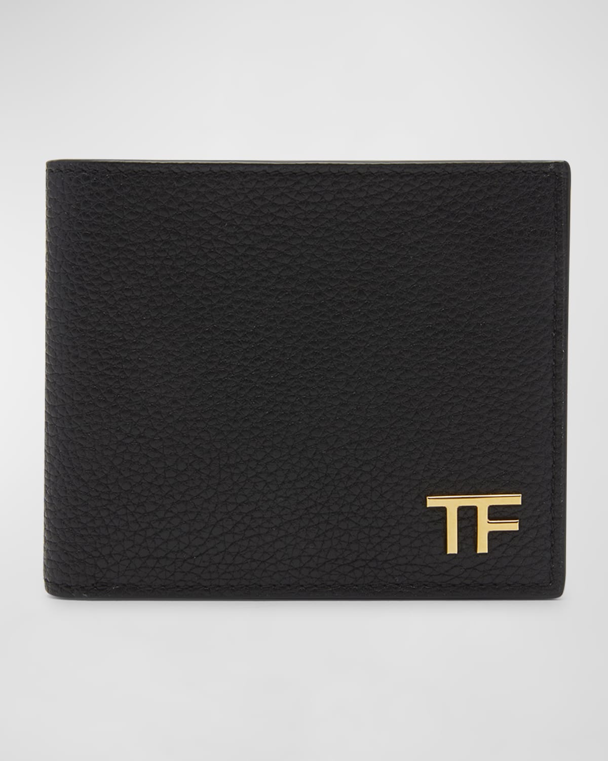 TOM FORD Men's T Line Classic Grain Leather Bifold Wallet