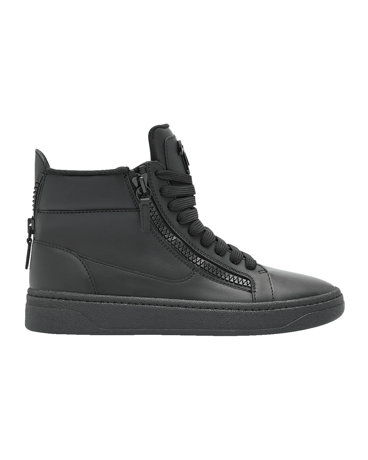 Giuseppe Zanotti Men's Birel Vague Leather Mid-Top Sneakers
