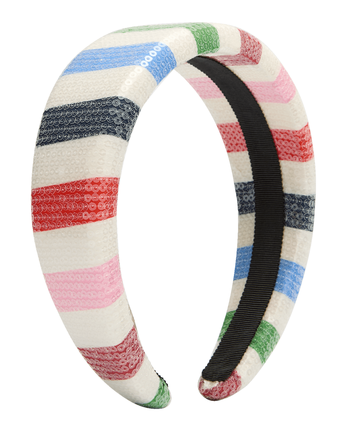 kate spade new york adventure stripe sequin wide headband