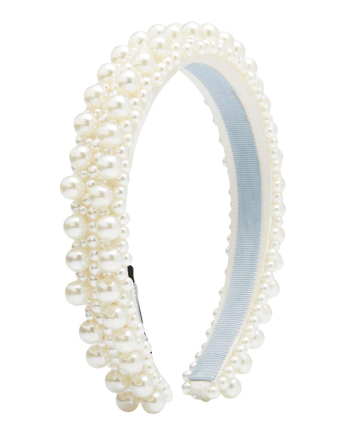 kate spade new york bridal pearly satin headband