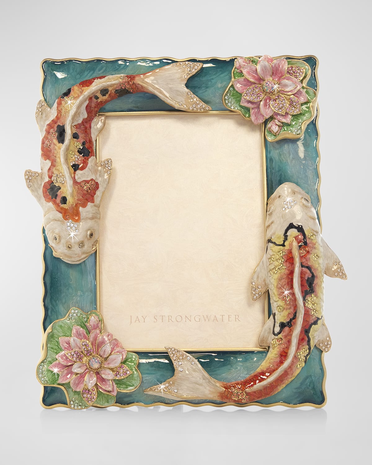 Jay Strongwater River Koi Frame, 5" x 7"