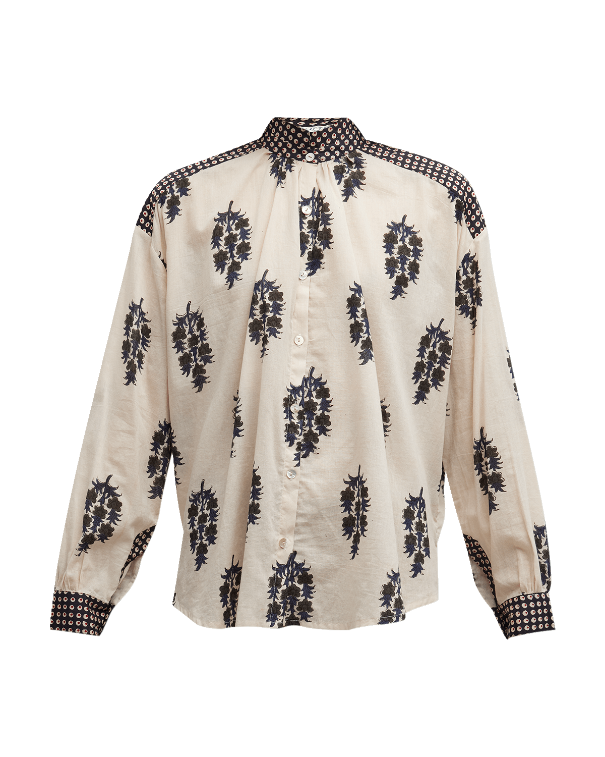 Alix of Bohemia Annabel Floral Button-Front Blouse | Neiman Marcus