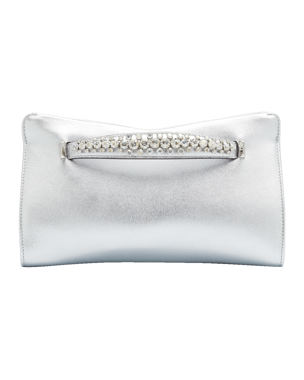 Prada Spazzolato Logo Envelope Clutch Bag