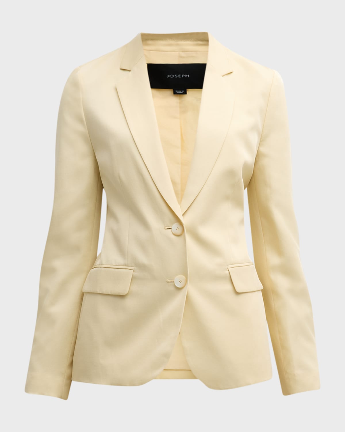 Joseph Belmore Single-Breasted Cotton-Silk Jacket