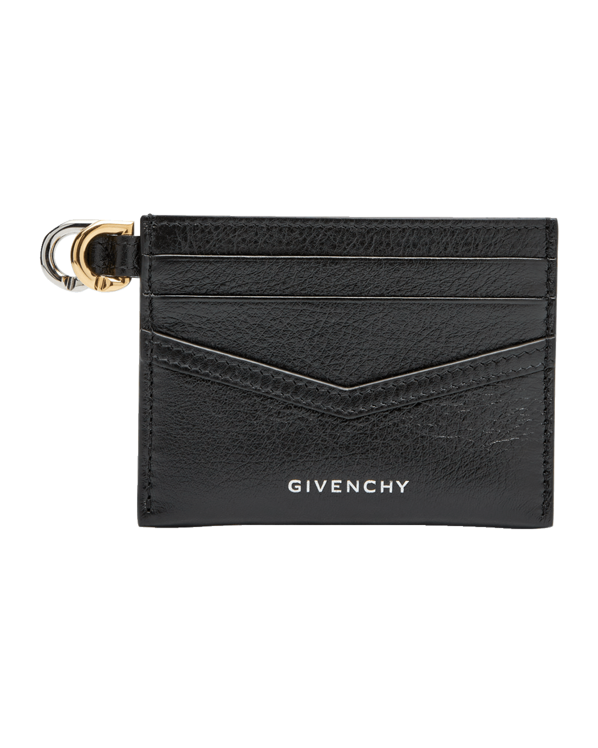 Givenchy Voyou Cardholder in Tumbled Leather