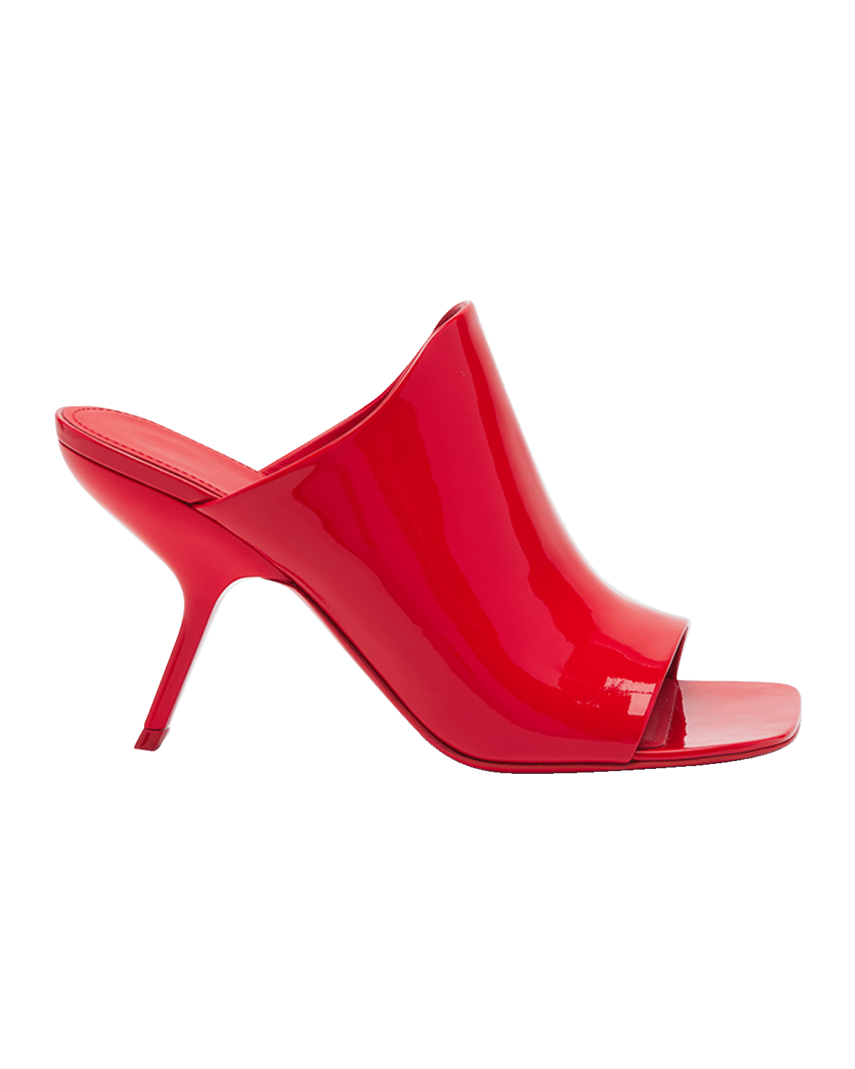 Ferragamo Era Patent Stiletto Mule Sandals