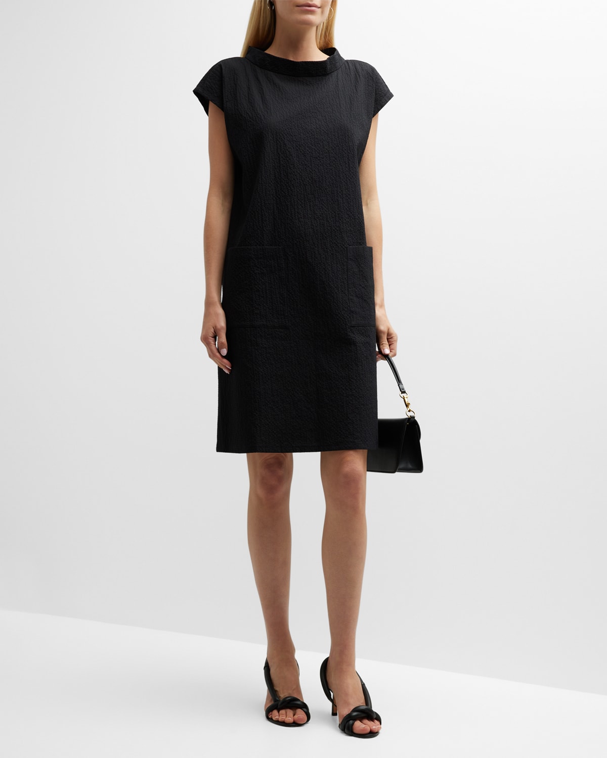 Black Shift Dress | Neiman Marcus