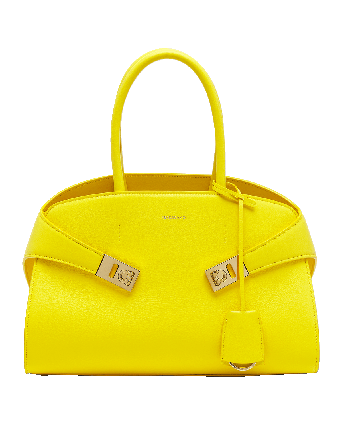 Ferragamo Hug Small Leather Top-Handle Bag