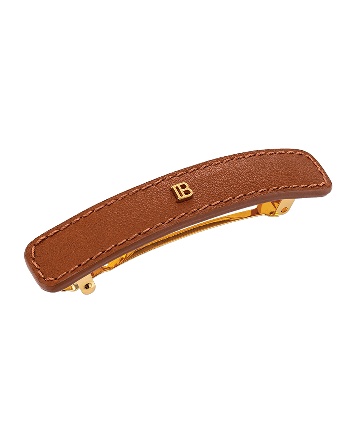 Balmain Hair Riviera Large Cognac Barrette