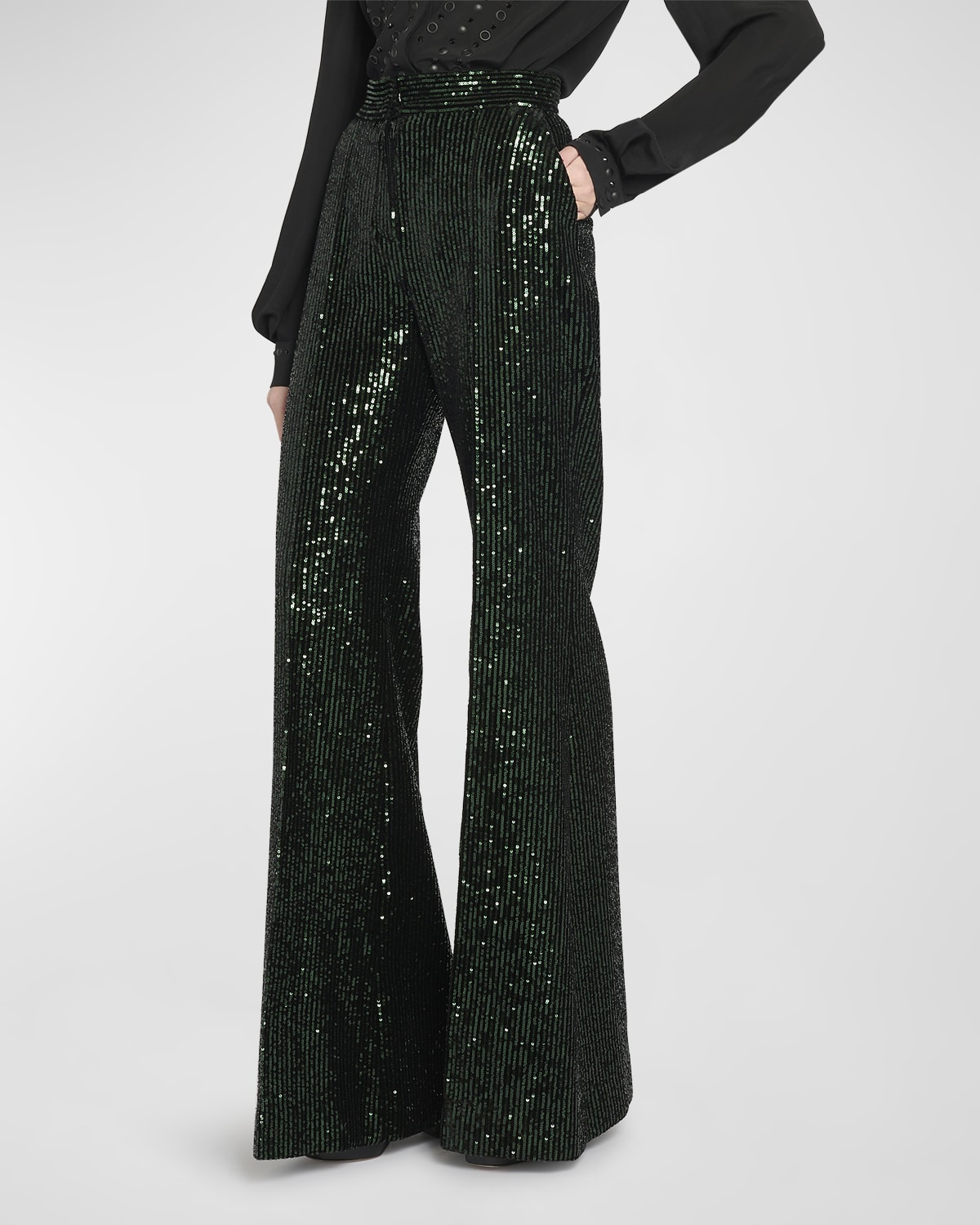 Womens Velvet Pants Neiman Marcus