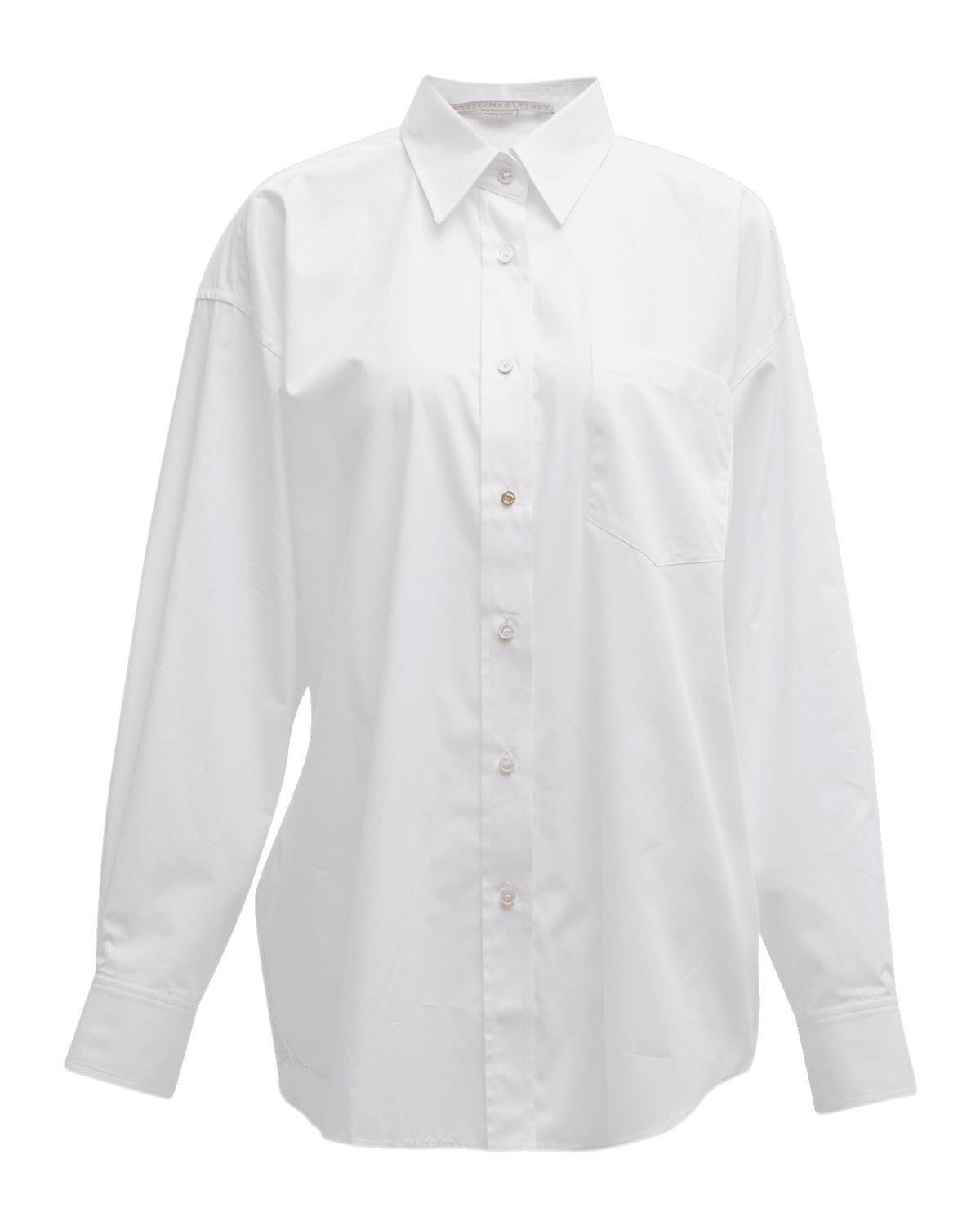 Stella McCartney Oversized Button Down Poplin Shirt