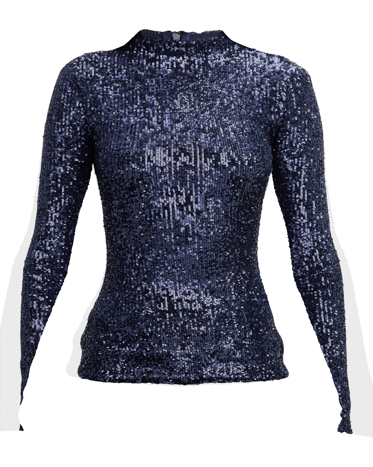 Lace Mesh Turtleneck Crop Top with Ruffle Sleeves - Modern Romance