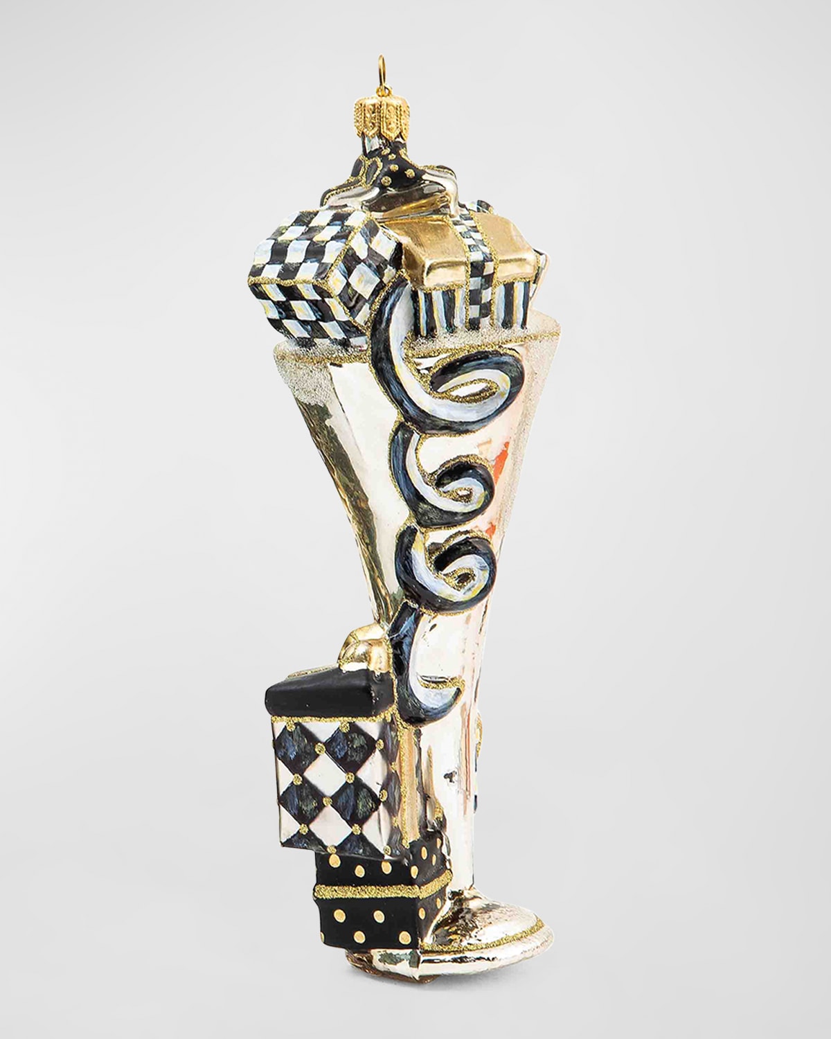 Simon Pearce Vermont Twist Evergreen Tree in Gift Box, 14" Neiman Marcus