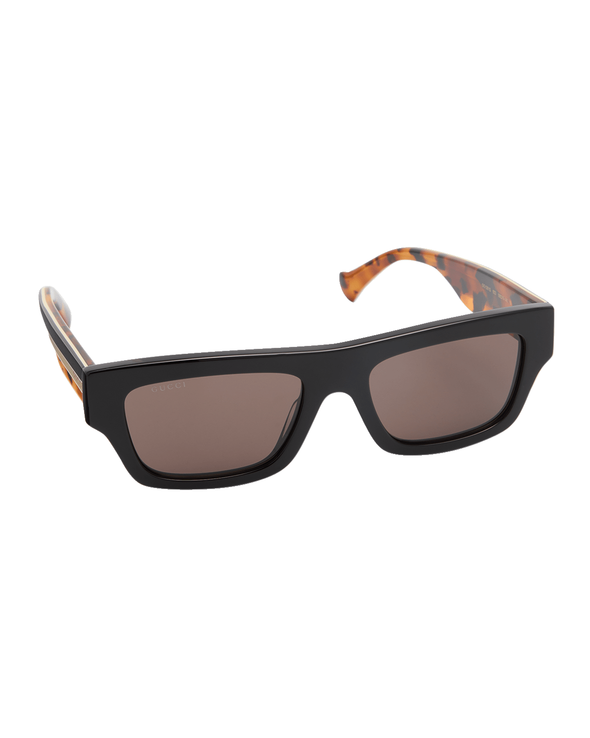 Gucci Men's Acetate Rectangle Sunglasses