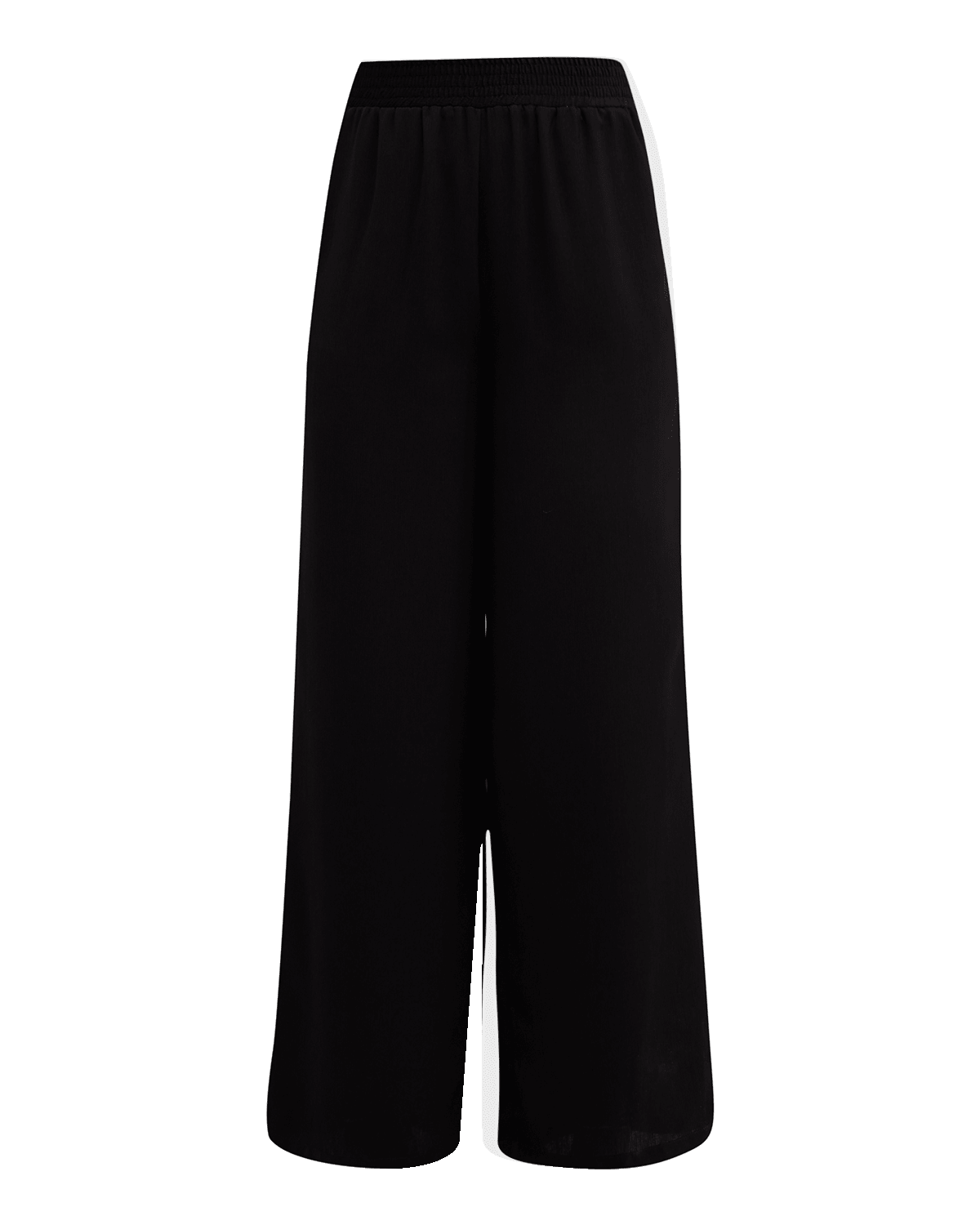 Emporio Armani High-Rise Wide-Leg Crepe Pants