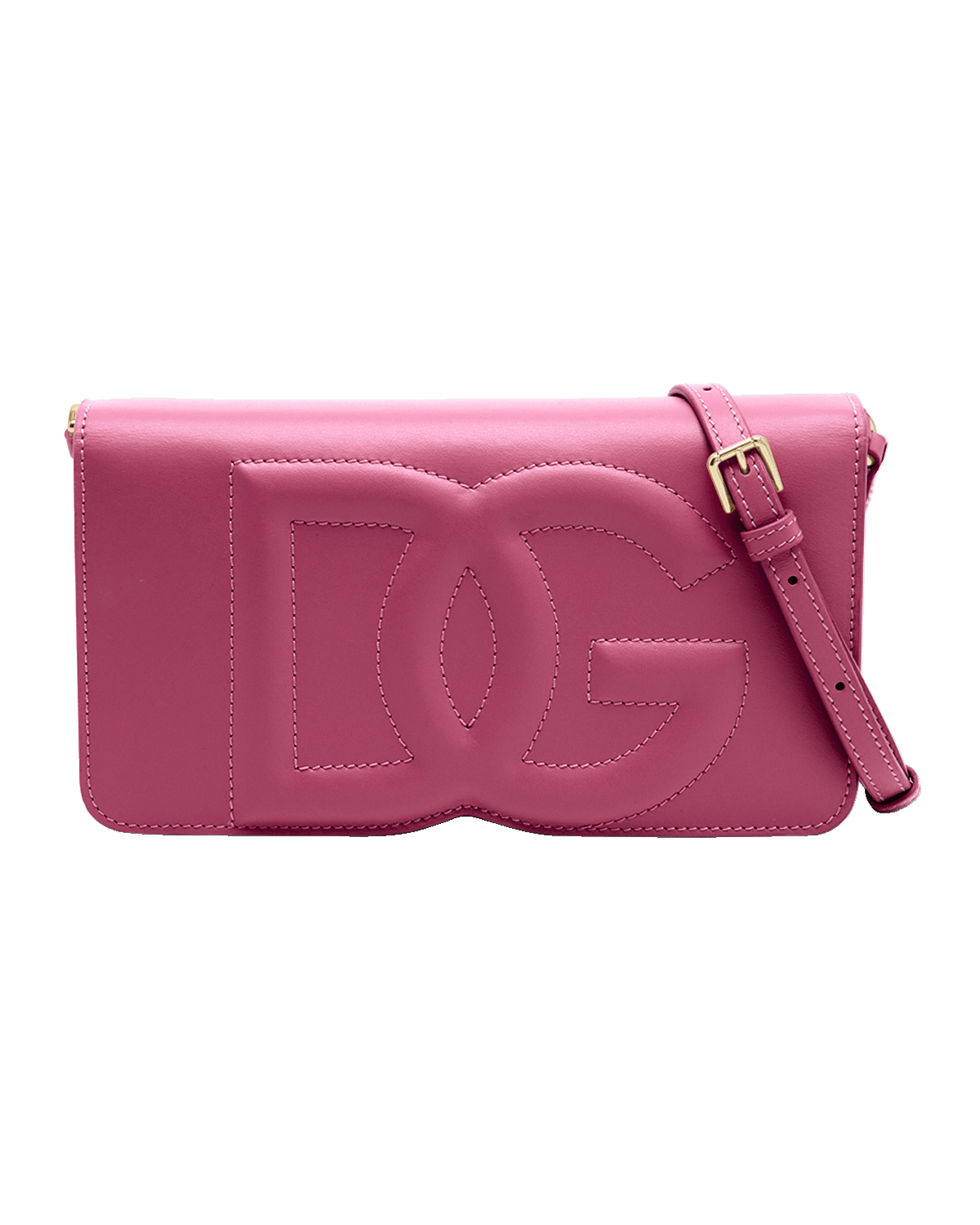 Dolce&Gabbana DG Logo Micro Leather Crossbody Bag