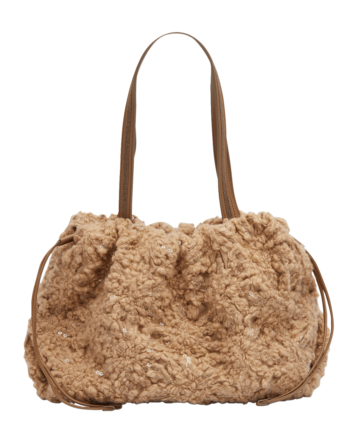 Brown Loewe Mini Raffia Bunny Crossbody – Designer Revival