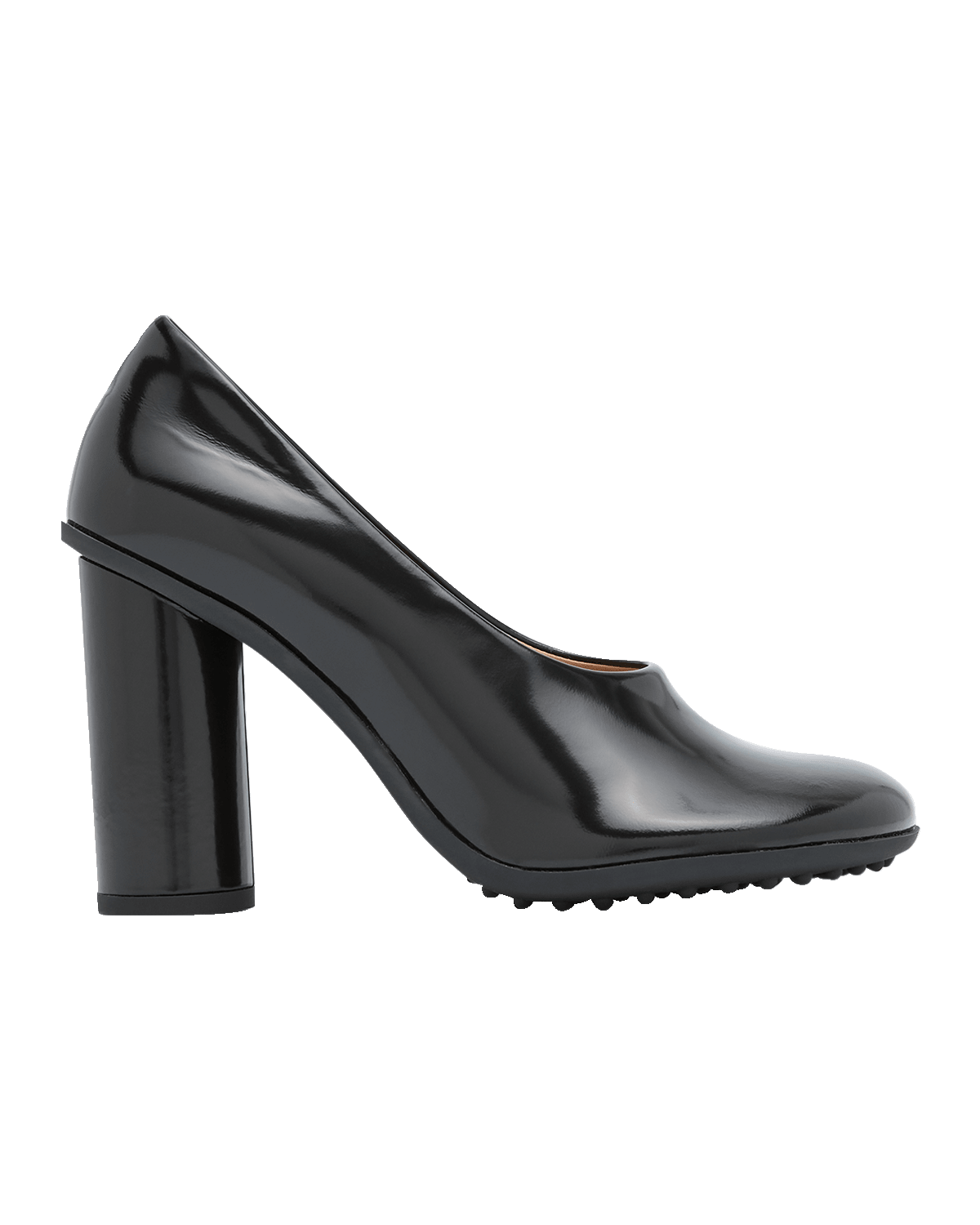 Bottega Veneta Atomic Leather Cylinder-Heel Pumps