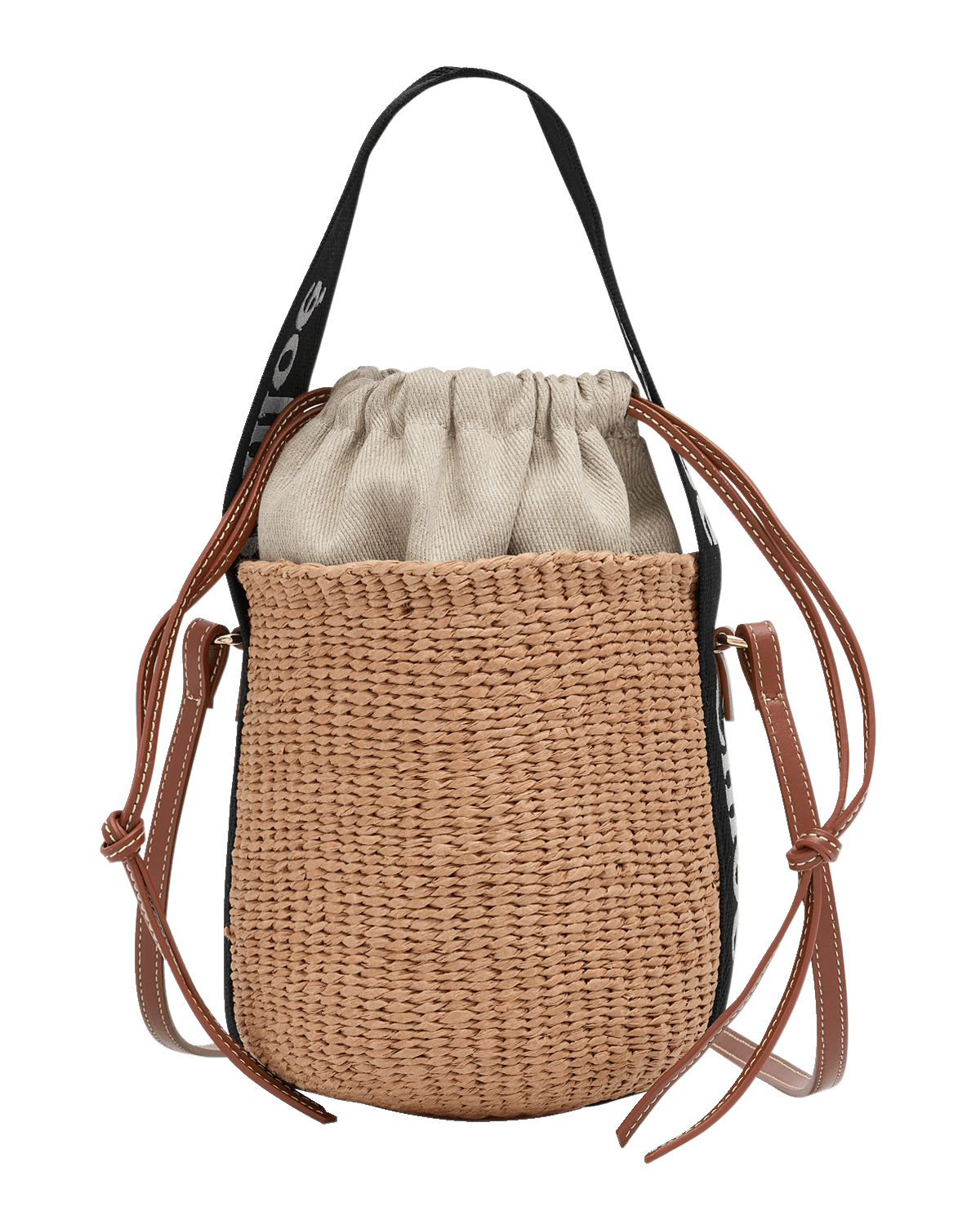 Brown Loewe Mini Raffia Bunny Crossbody – Designer Revival