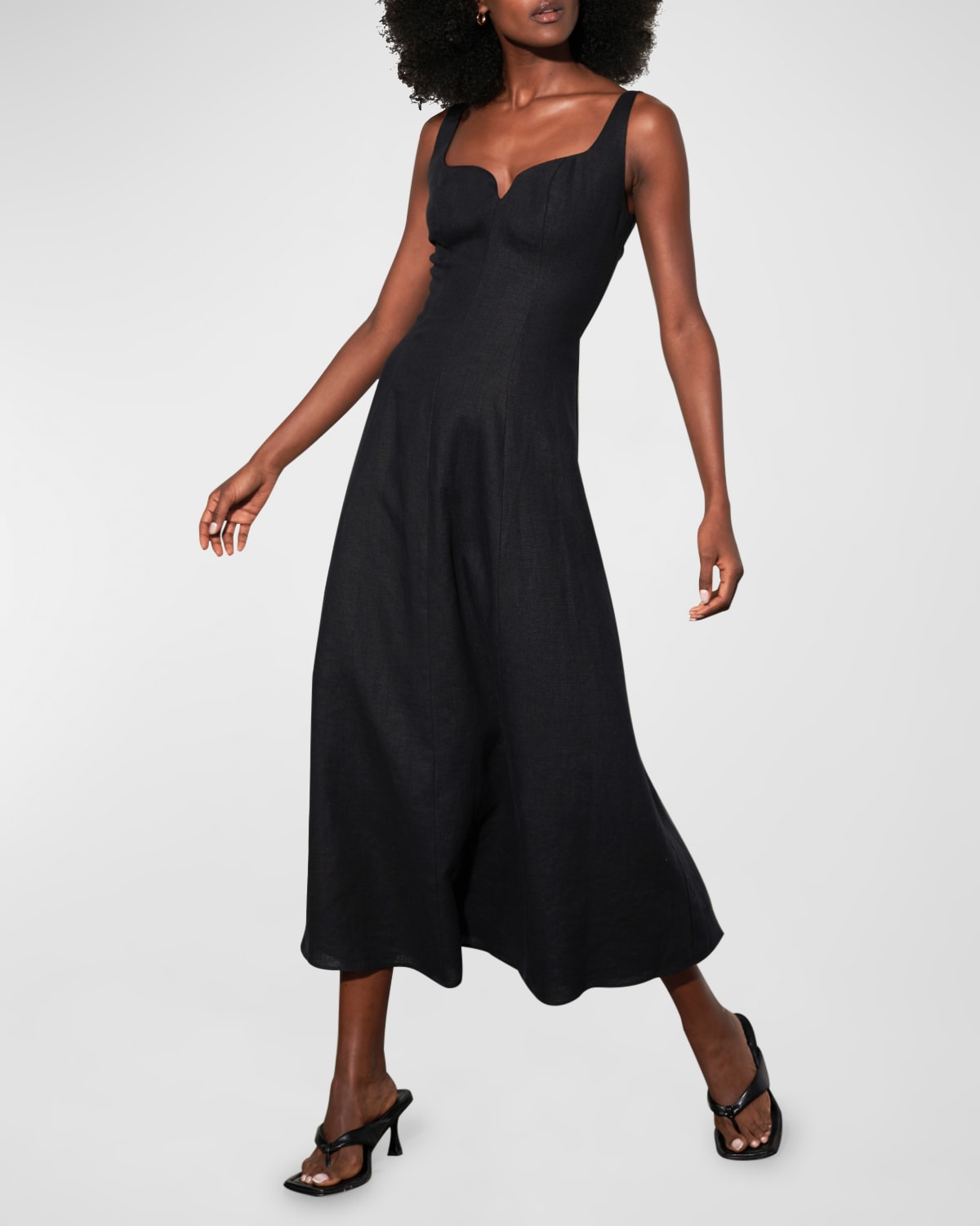 MISA Los Angeles Xenia Sleeveless Crepe Jersey Maxi Dress | Neiman Marcus