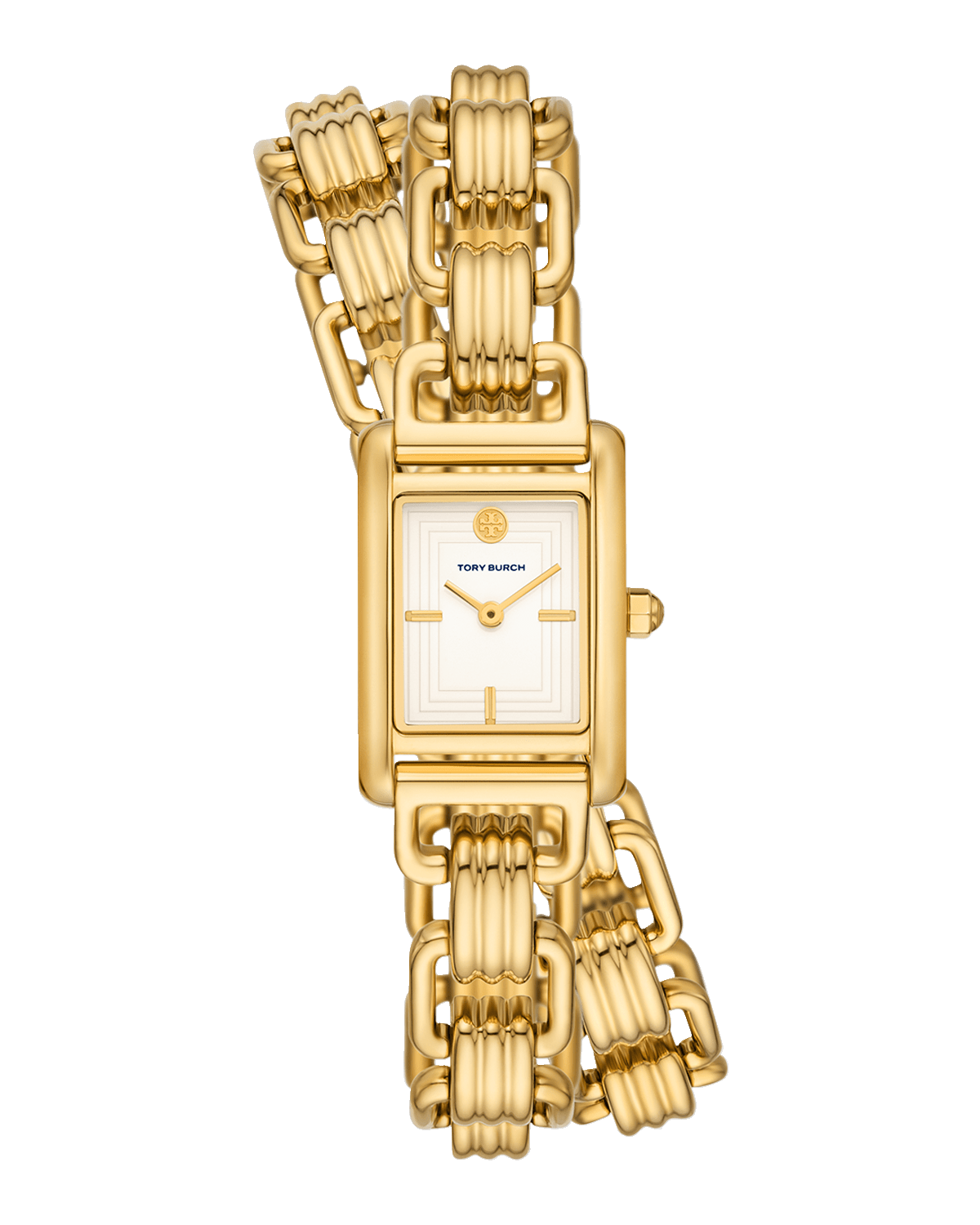 Tory Burch The Eleanor Mini 3-In-1 Watch with Gold-Tone Stainless Steel