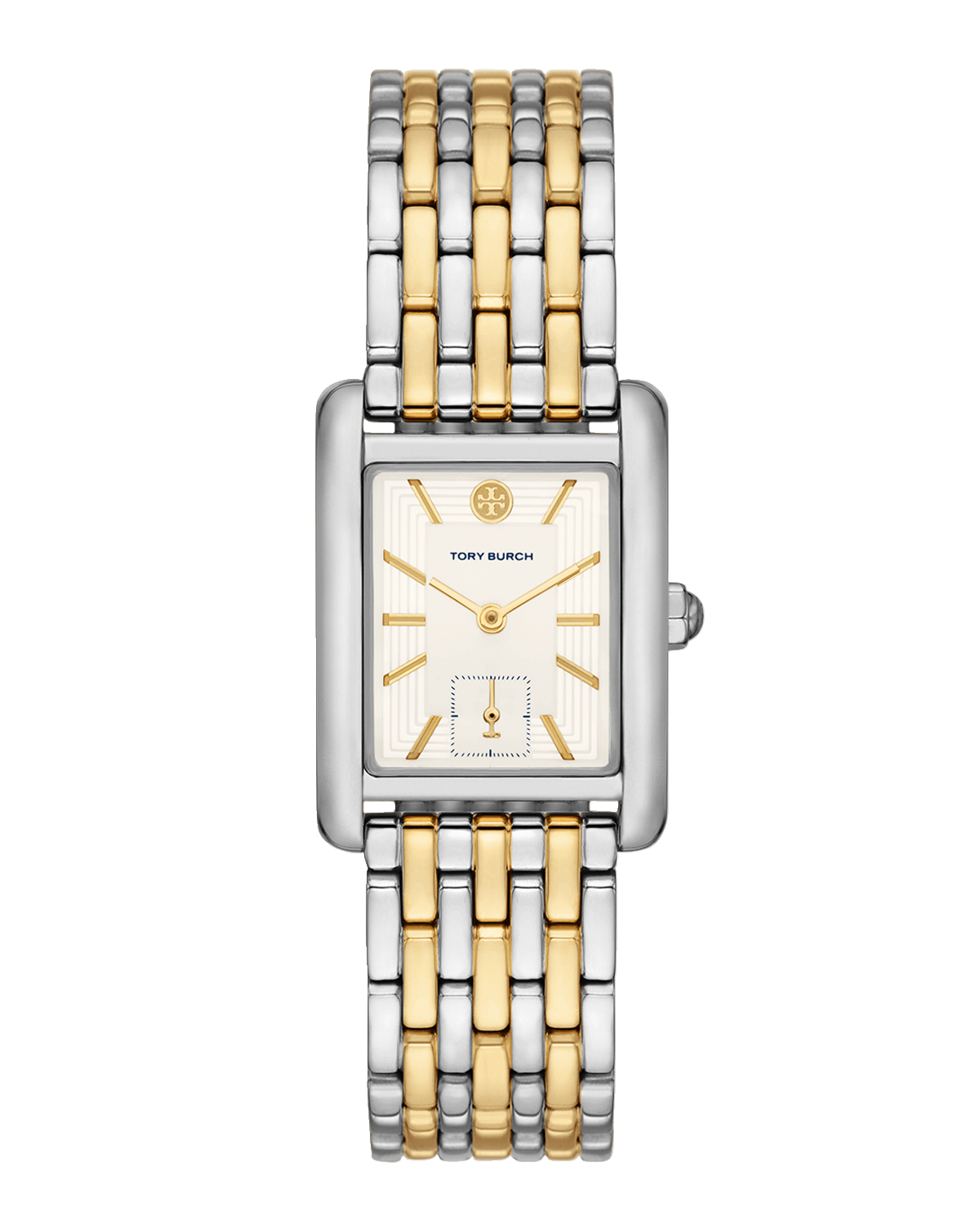 Tory Burch The Eleanor Three-Hand Two-Tone Stainless Steel Watch