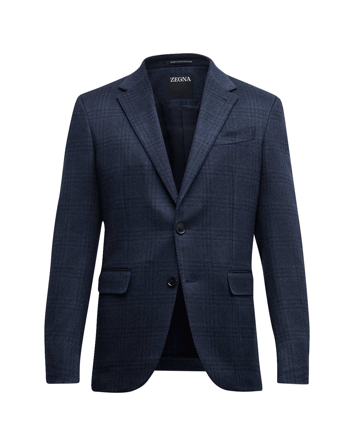 ZEGNA Men's Tonal Plaid Blazer