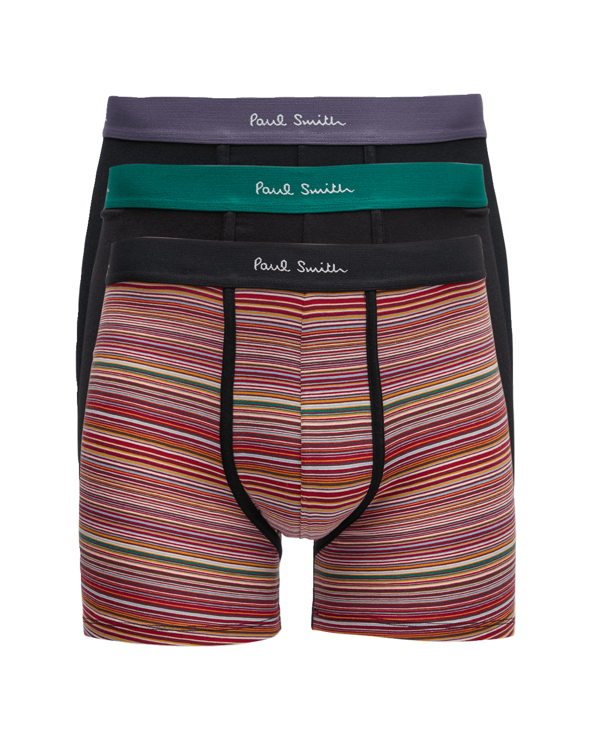 Paul Smith Men's 3-Pack Organic Cotton Trunks