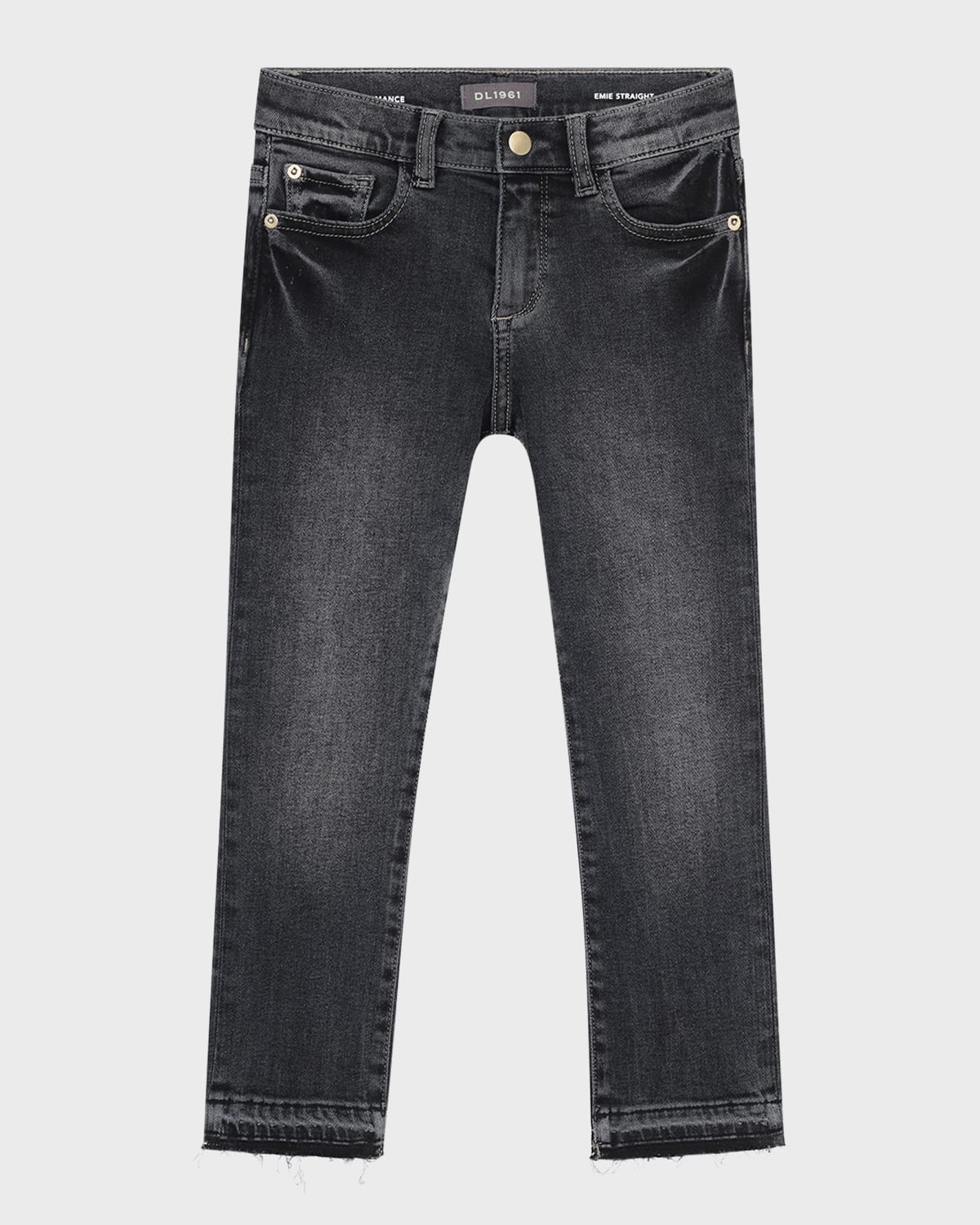 DL1961 Girl's Emie Straight Leg Jeans, Size 2-6