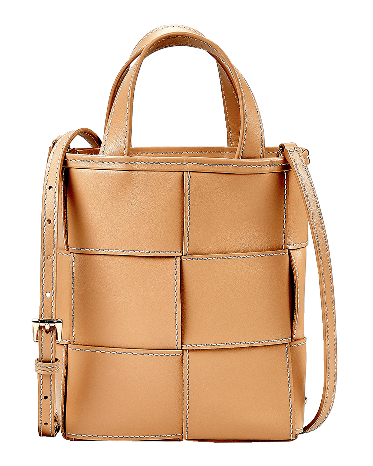 Gigi New York Chloe Mini Woven Shopper Top-Handle Bag